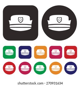 Police cap icon