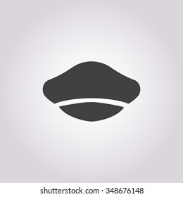 Police cap icon. 