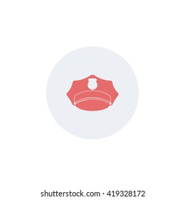 Police cap icon.