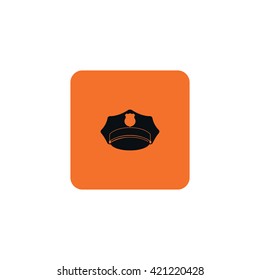 Police cap icon.