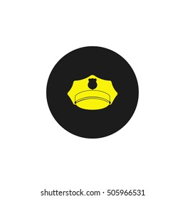 Police cap icon.