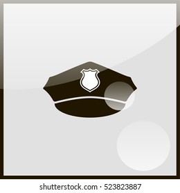 Police cap icon.