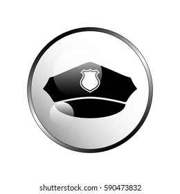 Police cap icon.