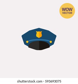 Police Cap Icon