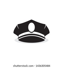 Police cap icon template vector illustration
