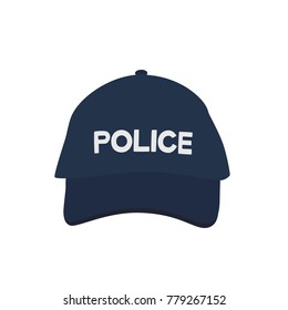 Police cap icon, vector illustration design. Police collection.