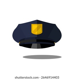 Police cap. New York police. American police. Vector illustration