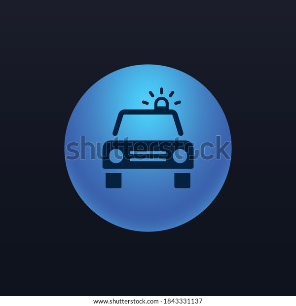 Police Car - App Icon\
Button