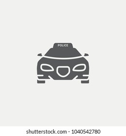 Police Car Flat Icon