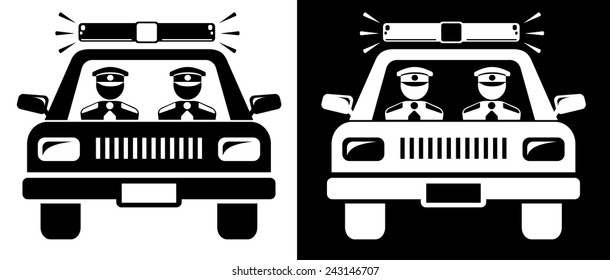 Police car icon