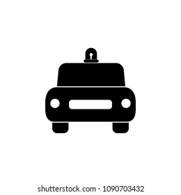police car icon. Element of police for mobile concept and web apps. Detailed police car icon can be used for web and mobile. Premium icon on white background