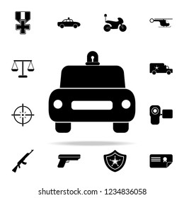 police car icon. Police icons universal set for web and mobile