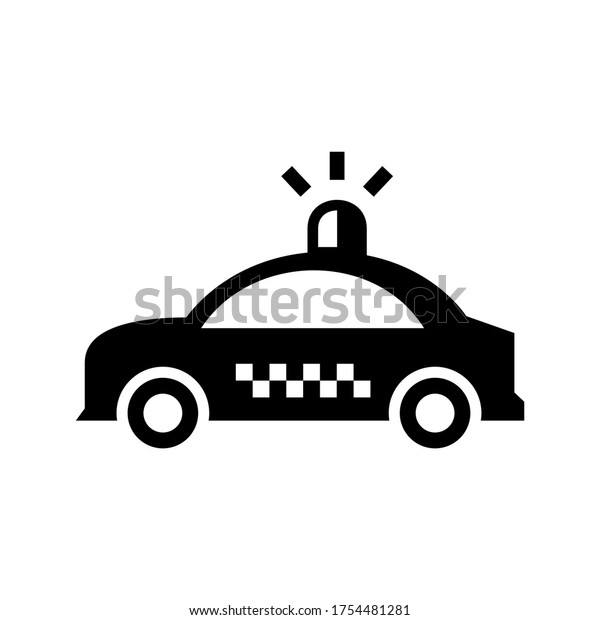 police car  icon or\
logo isolated sign symbol vector illustration - high quality black\
style vector icons\
