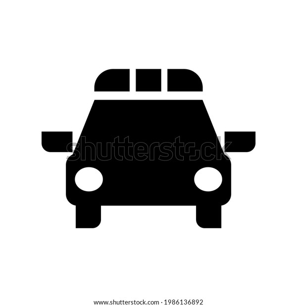 police car icon or\
logo isolated sign symbol vector illustration - high quality black\
style vector icons\
