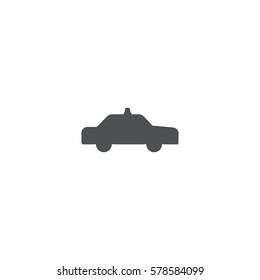 police car icon. sign design
