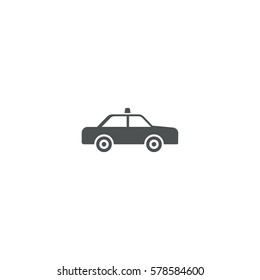 police car icon. sign design