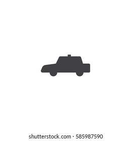 police car icon. sign design