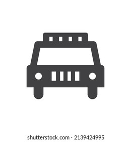 police car icon Sign Symbol