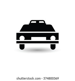 Police car icon vector
