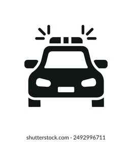 Police car icon vector design templates simple and modern concept