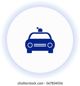 Police Car  icon. Vector design.