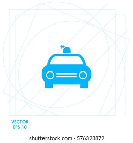 Police Car  icon Vector design.