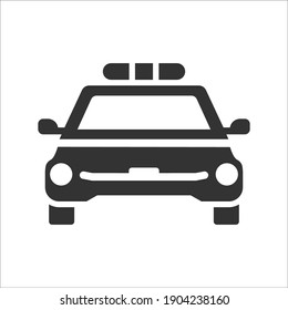 Polizeiauto-Symbol, Vektorgrafik