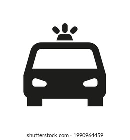 Ilustración del vector del icono de la policía