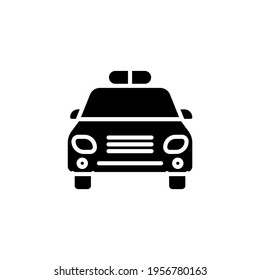 Police Car icon in vector. Logotype