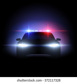 Police Car Lights Effect