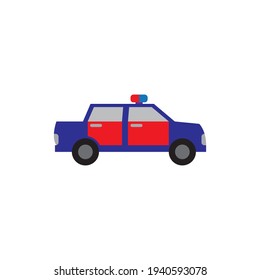 Vector de diseño de logotipo de coches de policía