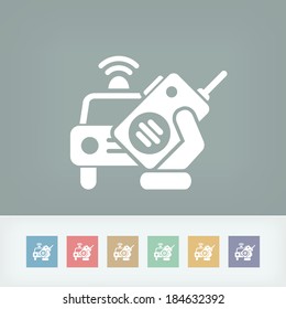 Police car radio