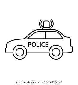 4,577 Police car outline Images, Stock Photos & Vectors | Shutterstock