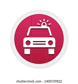 Police Car - Vector App Icon