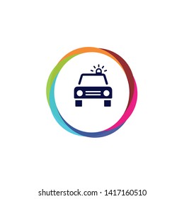 Police Car - Vector App Icon