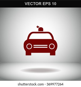 Police Car vector icon