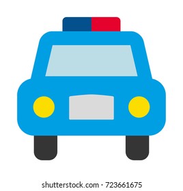 Police Car vector icon