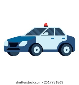 police car vehicle isolated icon