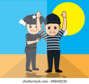 Police Caught a Thief