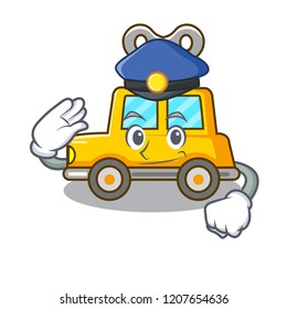 Police character clockwork car for toy children
