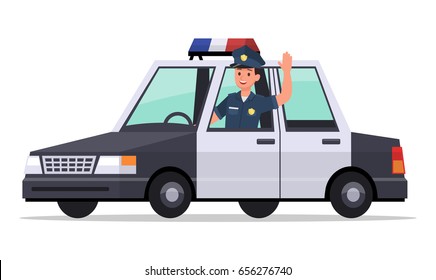 police character vector design