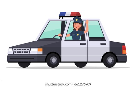 police character vector design