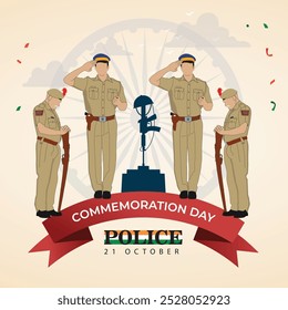 Police Commemoration Day 21 October, Police Martyrs Day.