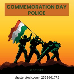 Police Commemoration Day 21 October, Police Martyrs Day.