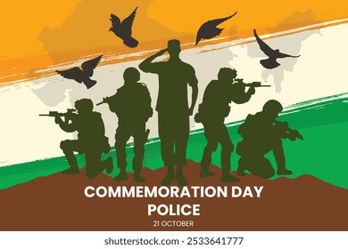 Police Commemoration Day 21 October, Police Martyrs Day.