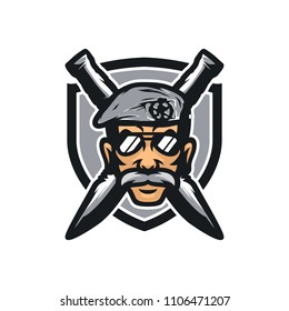 Police cops vector mascot icon illustration for gaming, sport
