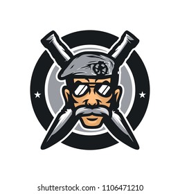 Police cops vector mascot icon illustration for gaming, sport
