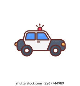 Police Cruiser icon in vector. Logotype