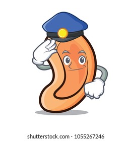 Police Ear character cartoon style