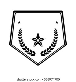 police emblem icon image vector illustration design 